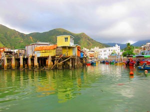 Tai O village in Hong Kong